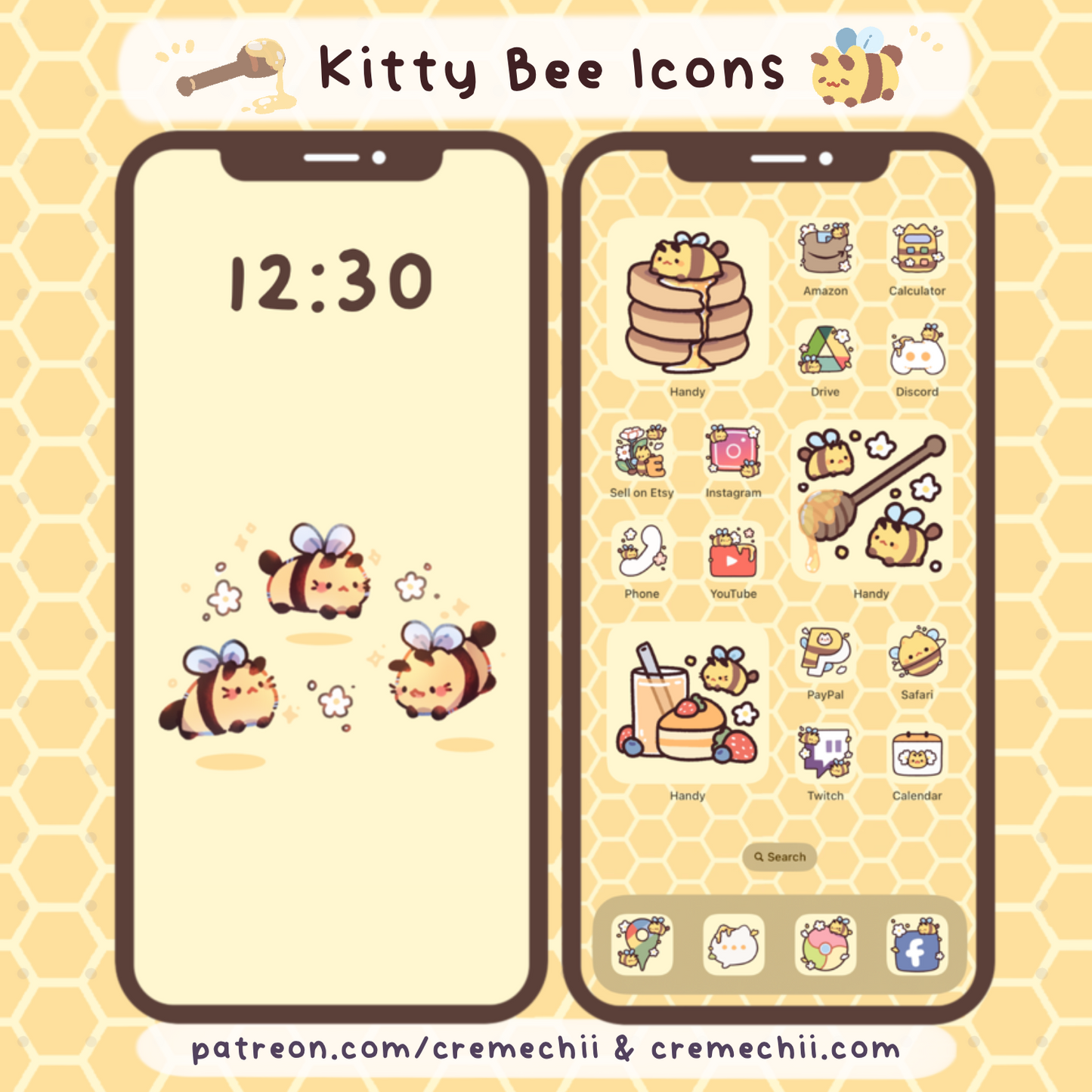 Kitty Bee App Icon Set | June 2023