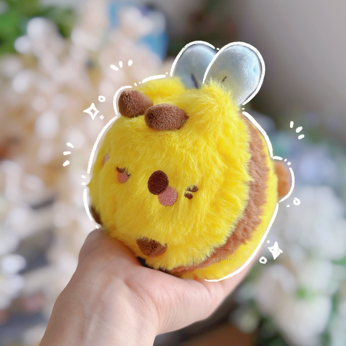 Belle the Kitty Bee Mini Plushie Keychain – Cremechii