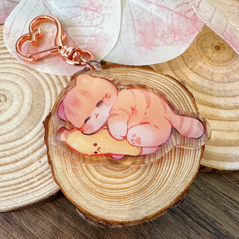 Banana Cuddles | 2" Acrylic Keychain