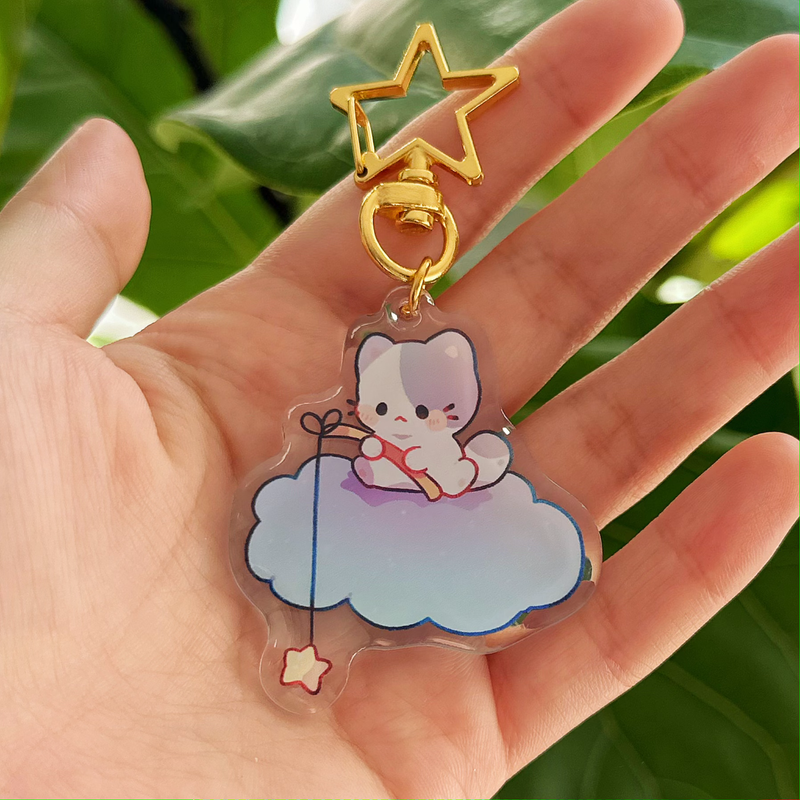 Fishing for Dreams | 2" Acrylic Keychain