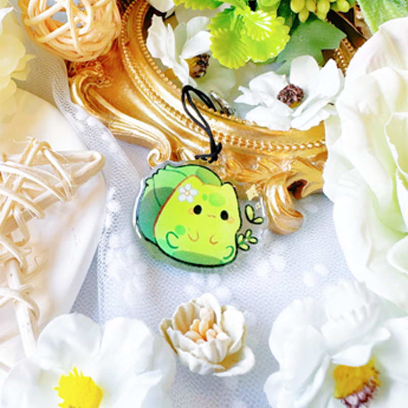 Mini Bulbasaurs | 1.25" Acrylic Charms