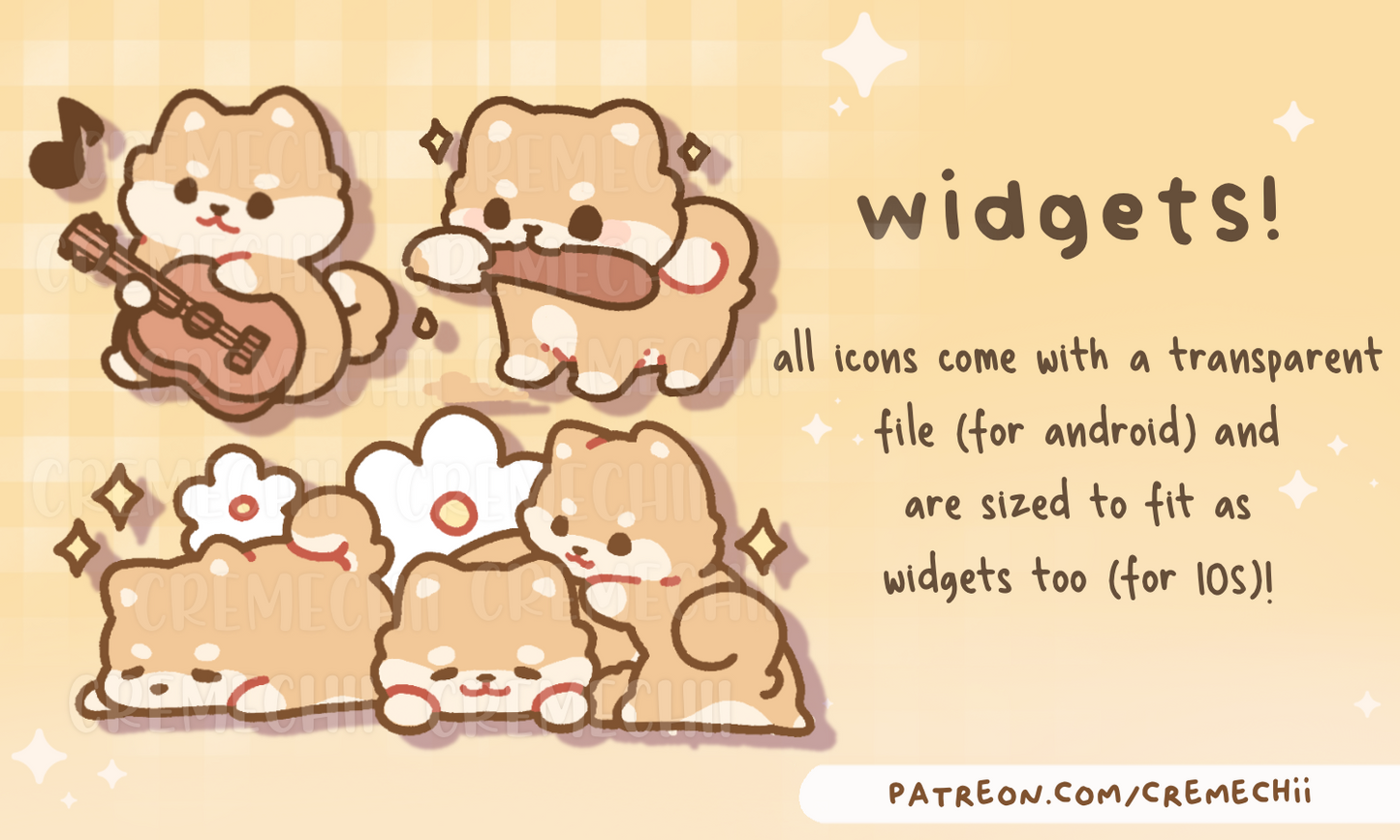 Shiba Inu App Icon Set | August 2022