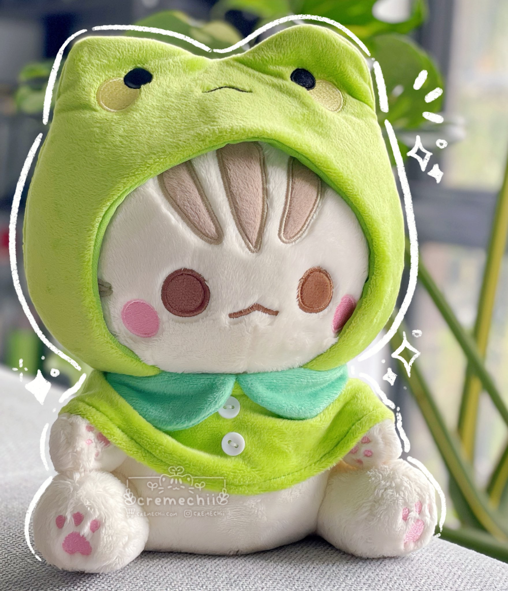 くりぃむちぃず Lily the Froggy Kitty Plushie – Cremechii