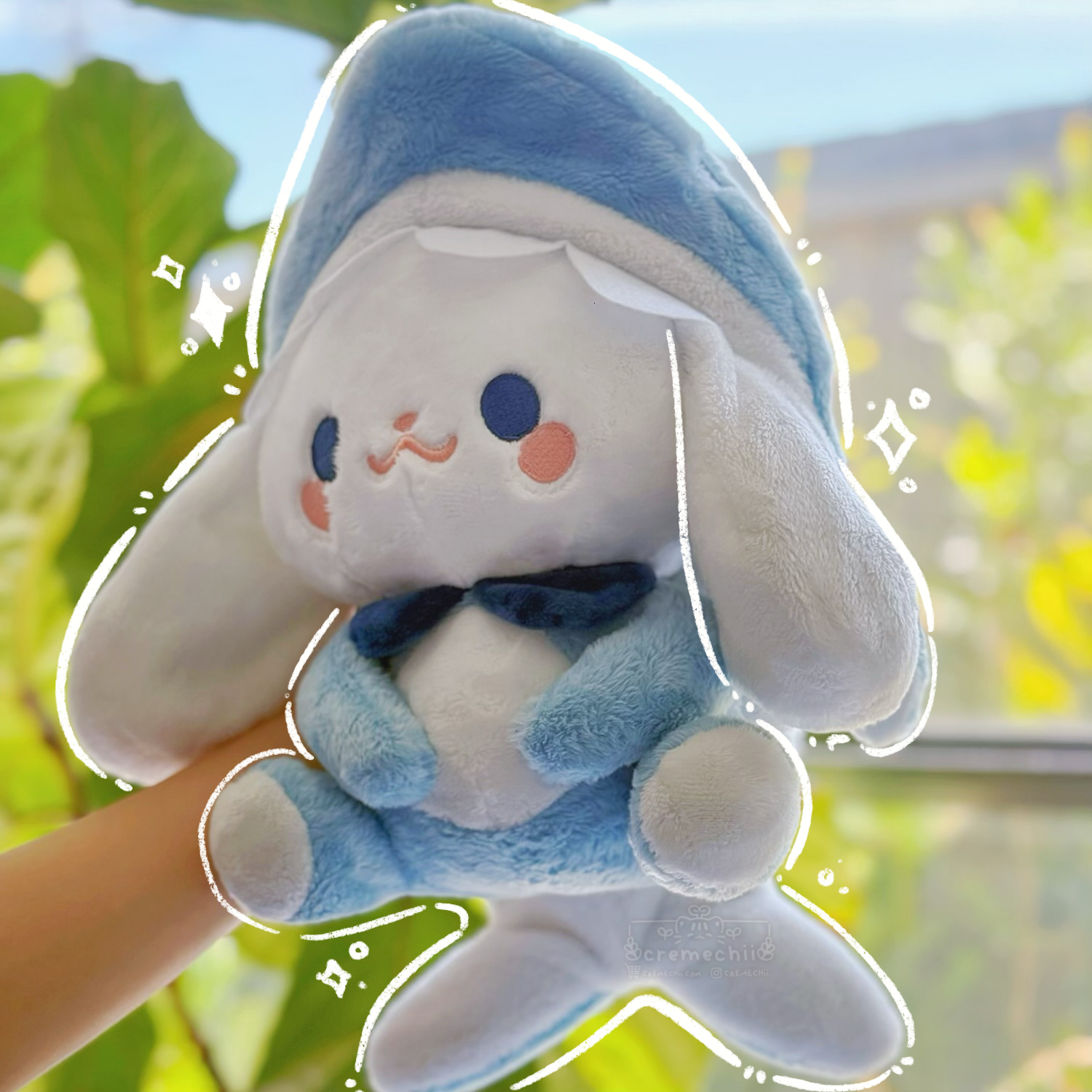 Pfp Rabbit Soft Kawaii Goth Sad Gloomy Bunny Rabbit Art Board