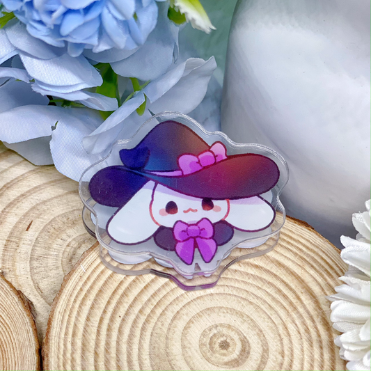 Bunny Witch | Stationary Acrylic Paper Clip