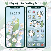 Lily Of The Valley App Icon Set